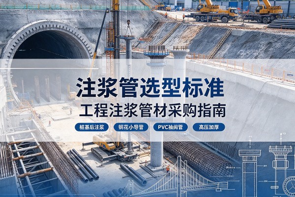 荆门注浆管选型标准